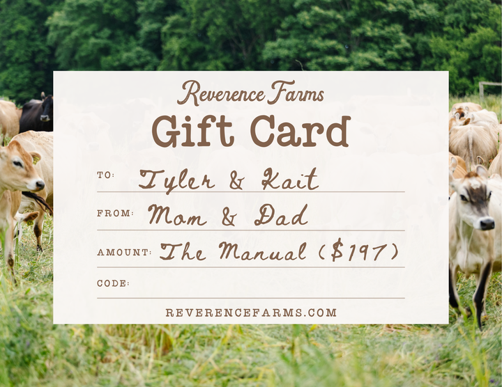 Reverence Farms Gift Card